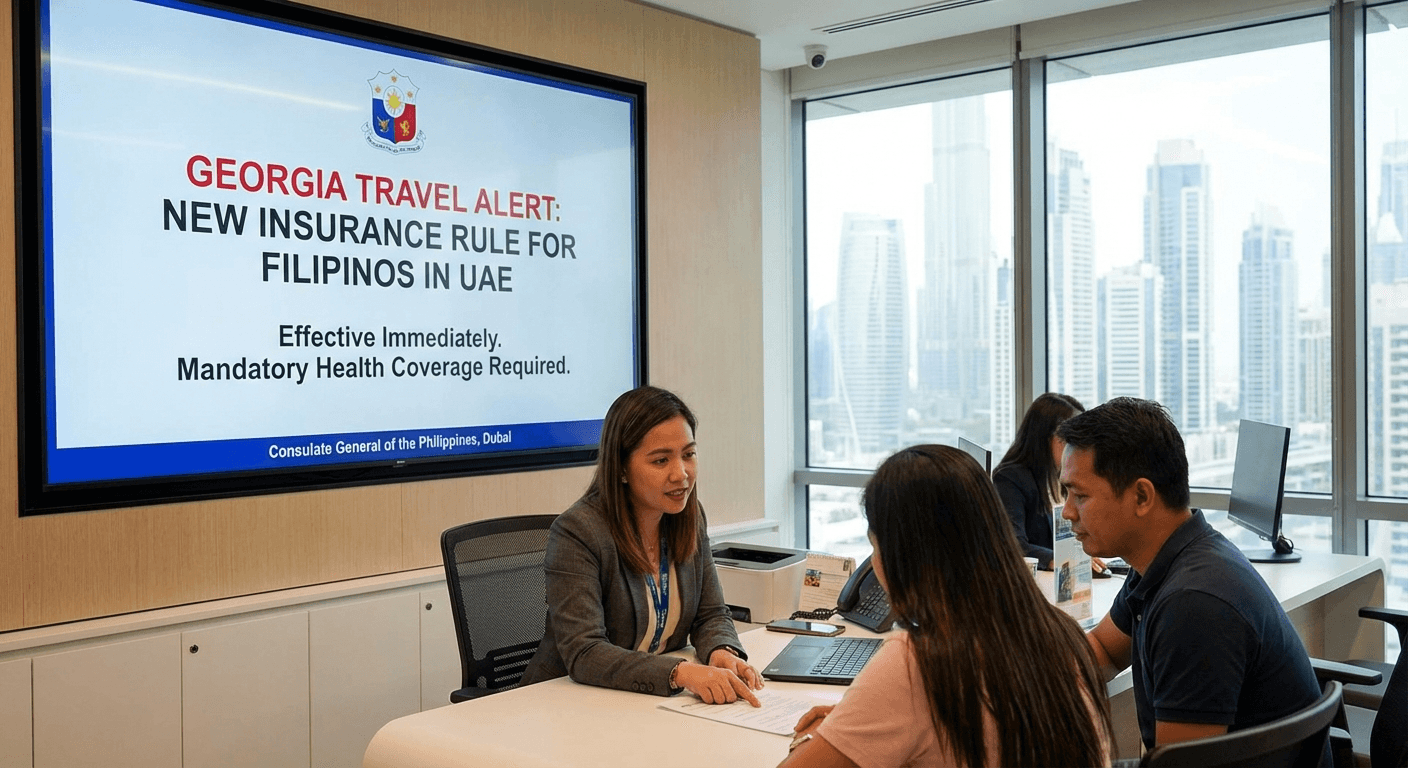 Georgia Travel Alert: New Insurance Rule for Filipinos in UAE